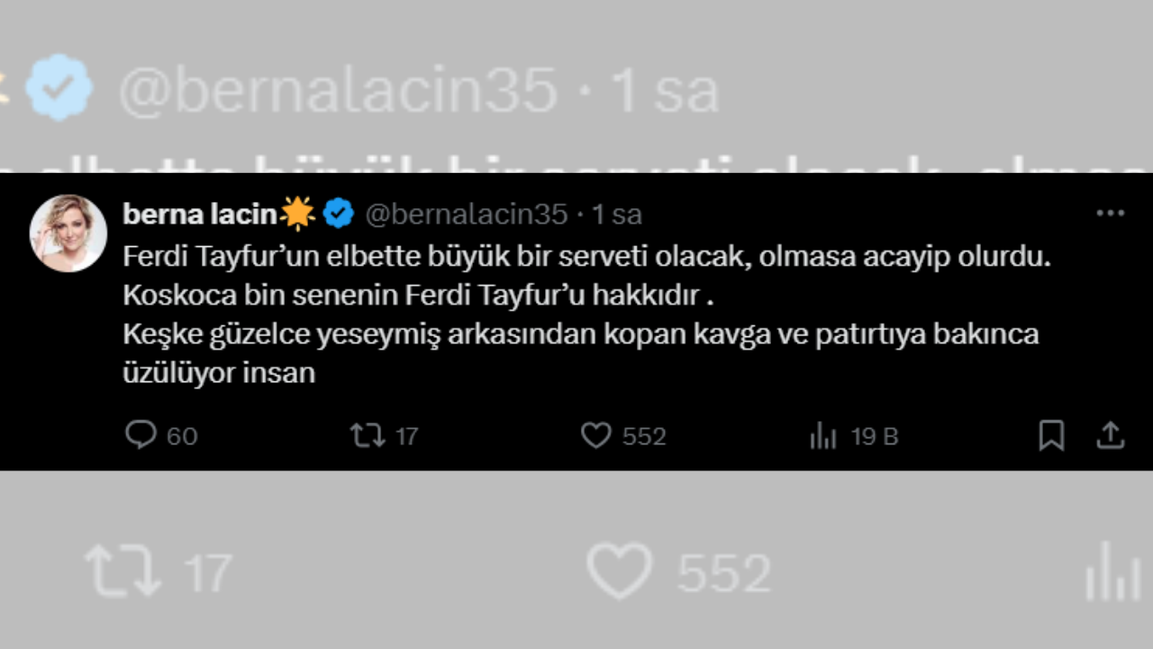 Berna Laçin Ferdi Tayfur Yorumu