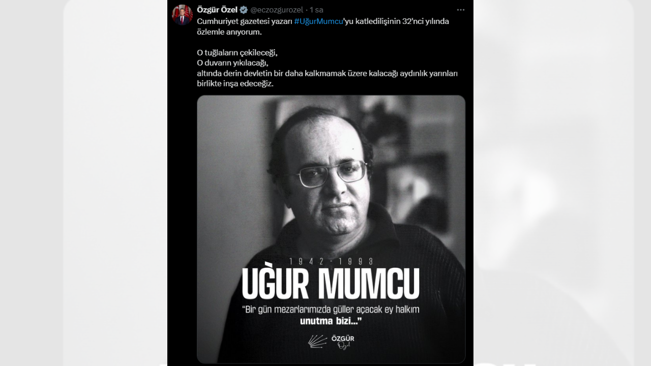 Özgür Özel Uğur Mumcu (1)