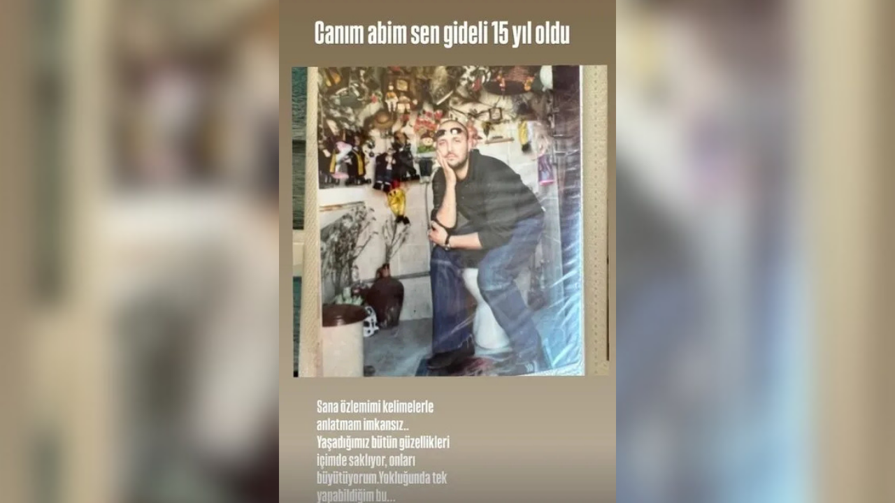 Abisine Olan Özlemini Paylaştı