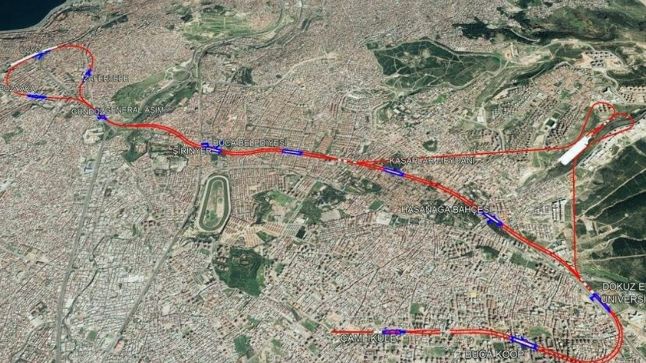 Buca Metrosu’nun Güzergahı Ve Durakları