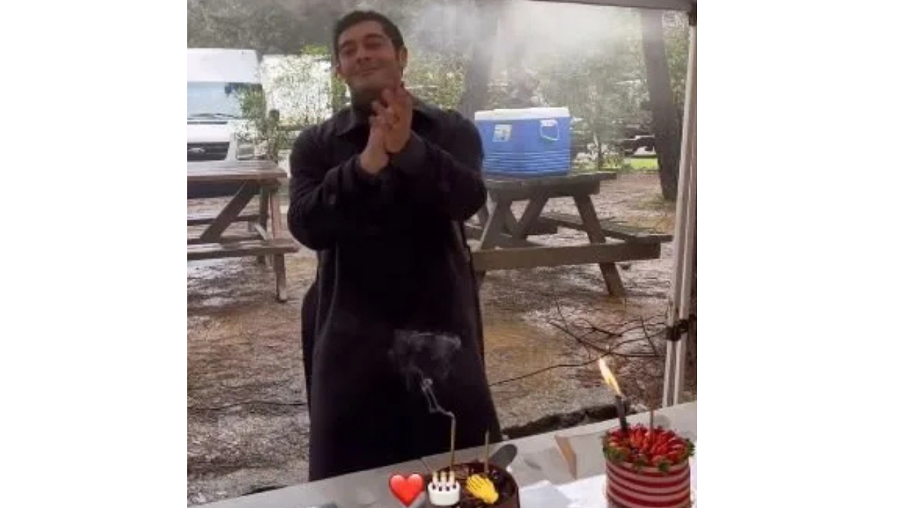 Burak Deniz 34'Üncü Yaşına Bir Gece Masalı Setinde Girdi! (2)