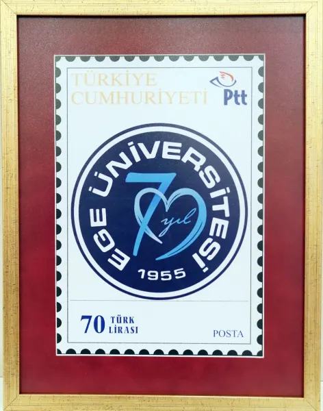 ++Ege Üniversitesinin 70. Kuruluş Yıl Dönümüne Özel Anı Pulu Basıldı (3)