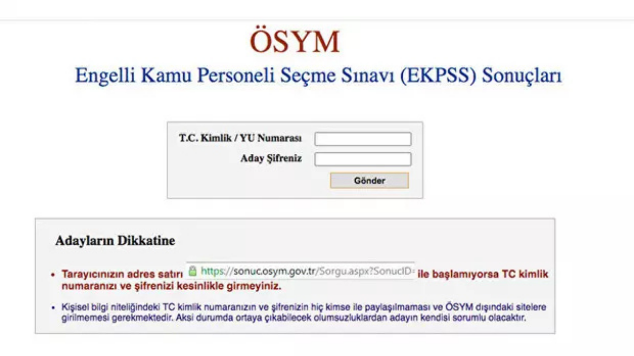 Ekpss Sonuçları