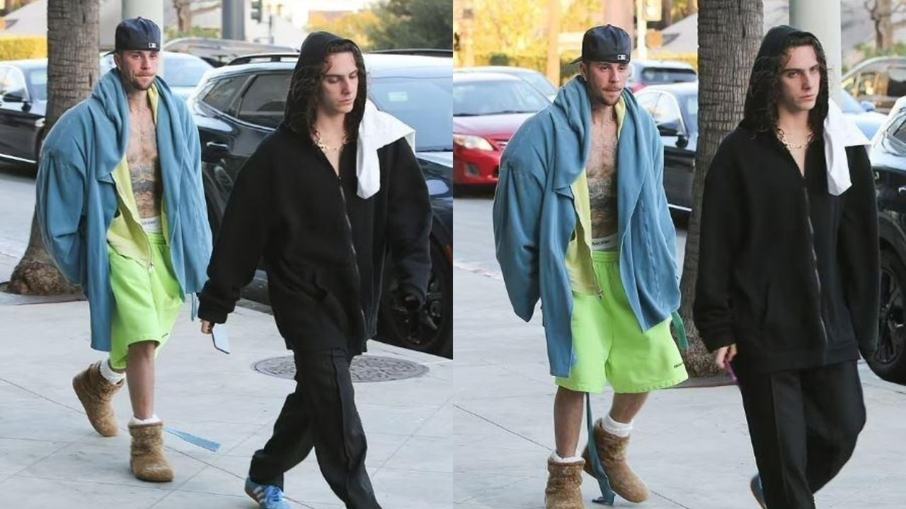 Justin Bieber'ın Üstsüz Görüntüsü Hayranlarını Endişelendirdi! (2)