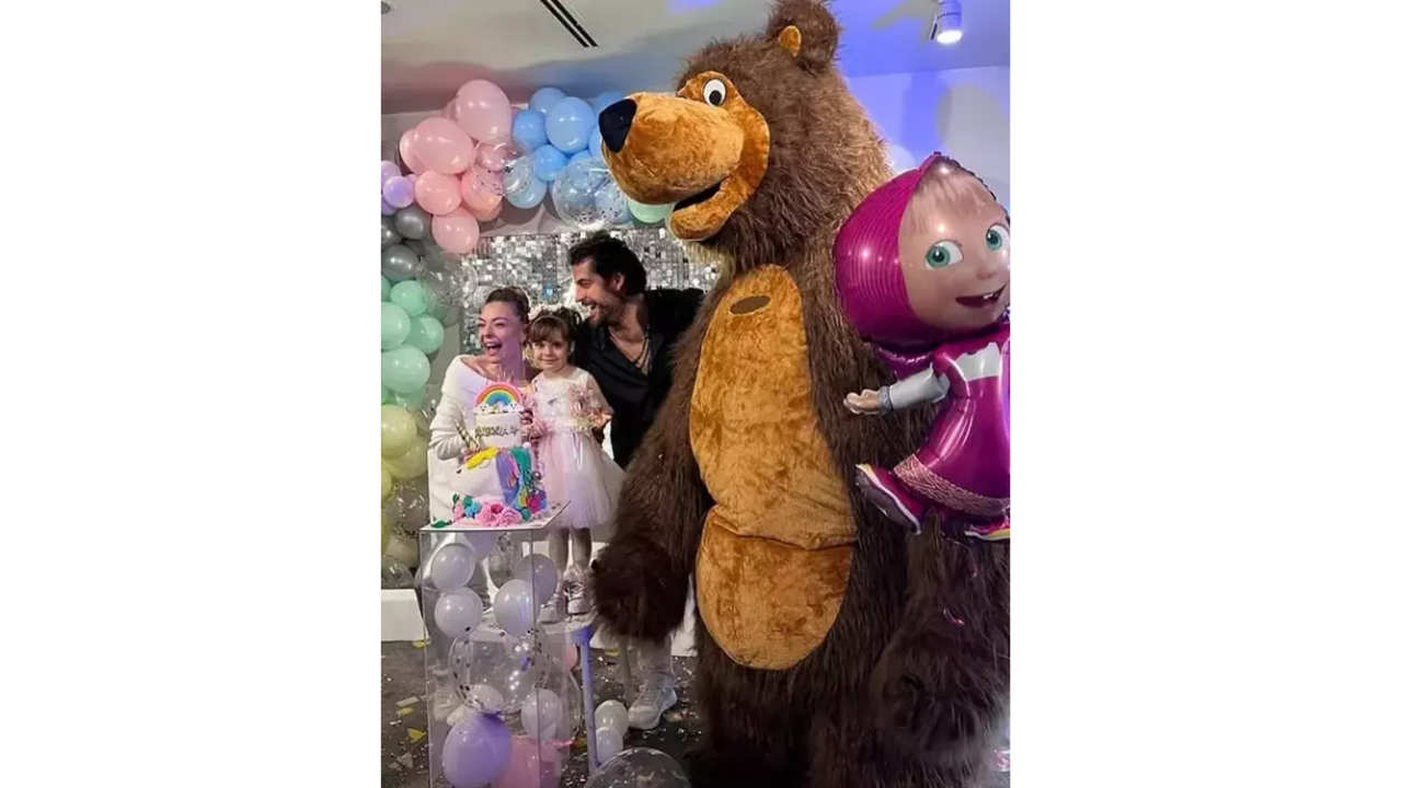 Özge Özder Ve Sinan Güleryüz'ün Kızları Luna 4 Yaşında! (4)
