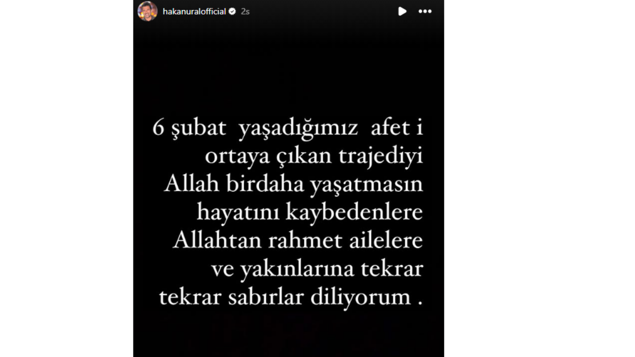Ünlü Isimlerden 6 Şubat Paylaşımları Unutmadık, Unutmayacağız (11)