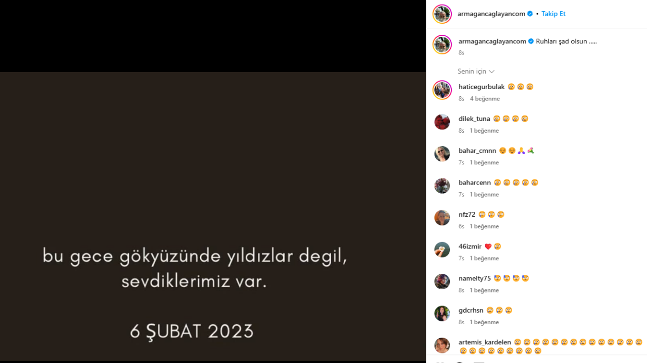 Ünlü Isimlerden 6 Şubat Paylaşımları Unutmadık, Unutmayacağız (14)