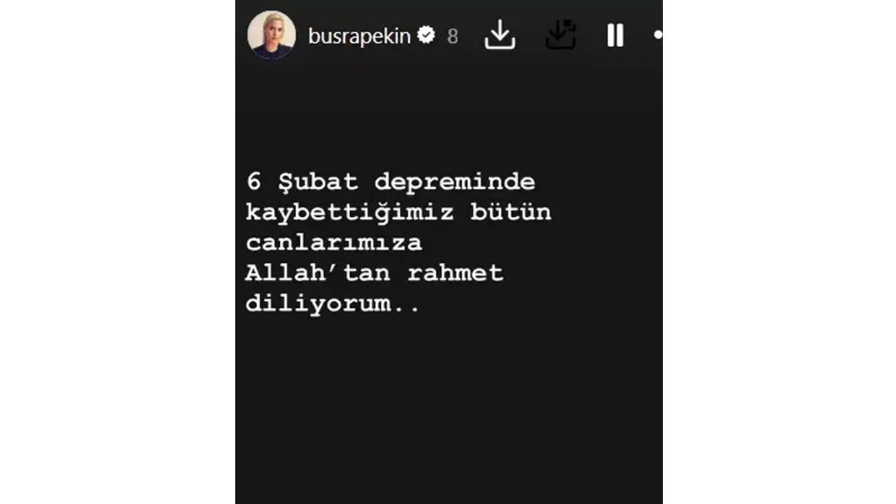 Ünlü Isimlerden 6 Şubat Paylaşımları Unutmadık, Unutmayacağız (5)