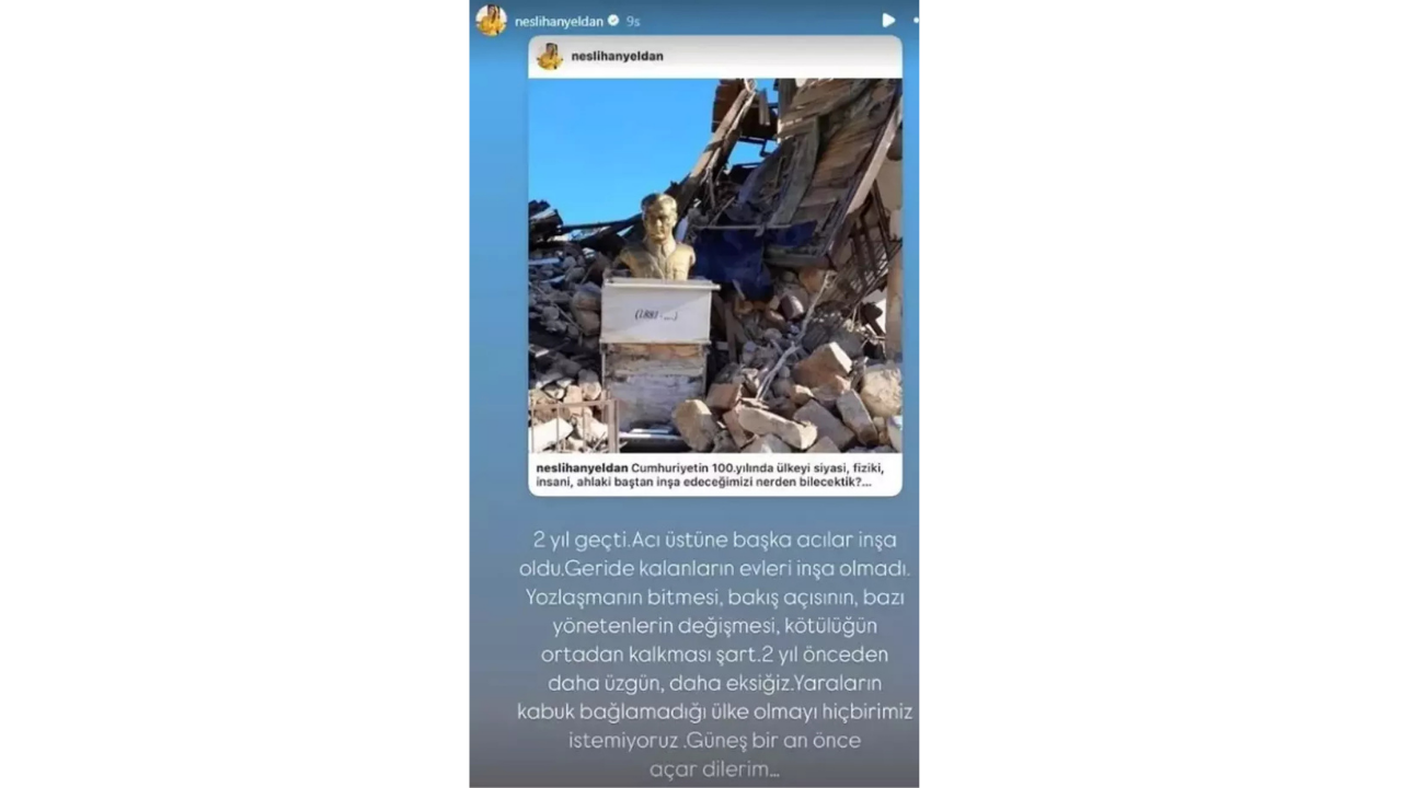 Ünlü Isimlerden 6 Şubat Paylaşımları Unutmadık, Unutmayacağız (6)