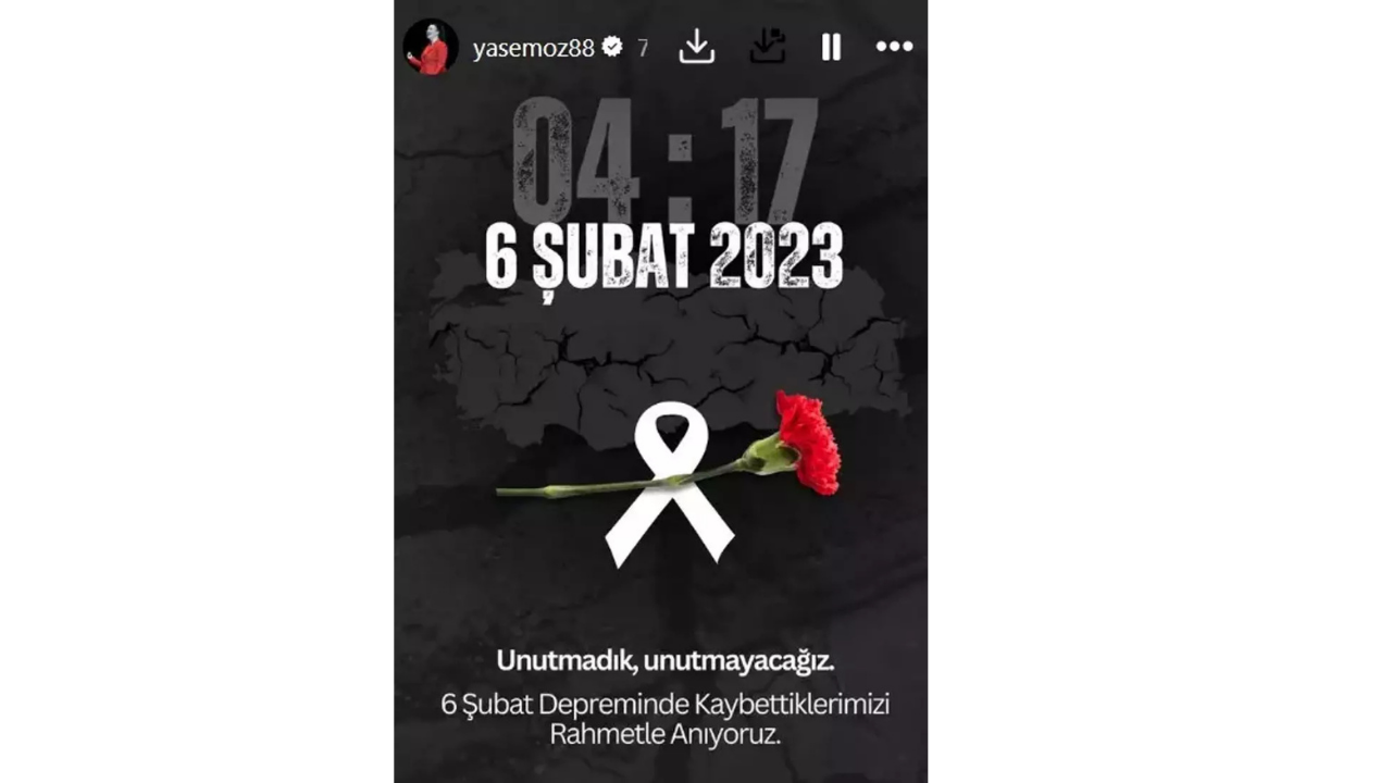 Ünlü Isimlerden 6 Şubat Paylaşımları Unutmadık, Unutmayacağız (9)