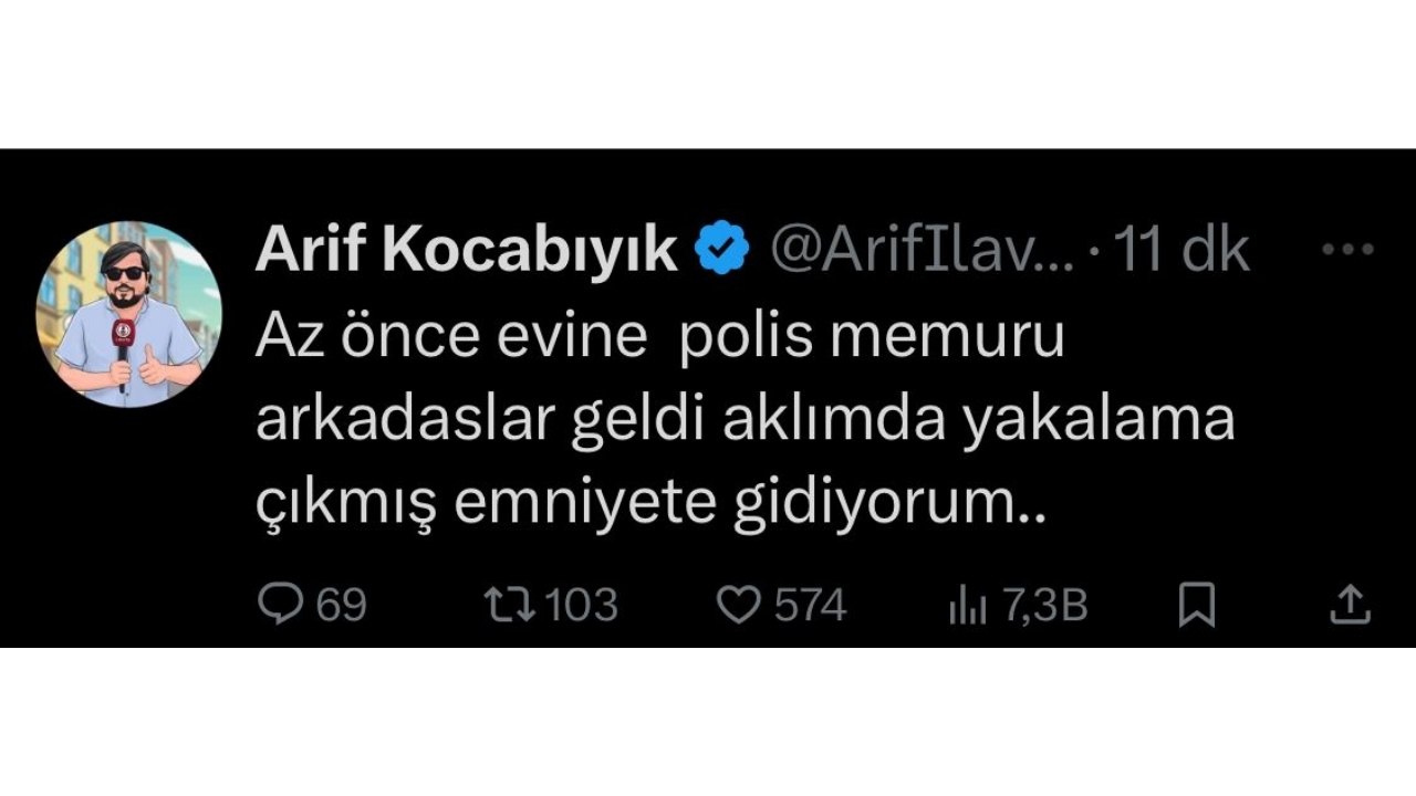 Arif Kocabıyık Gözaltı-1