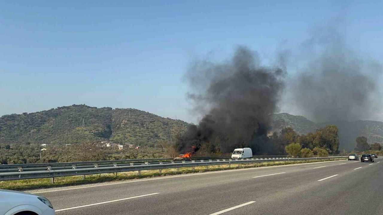 Aydın Araç Yangını2
