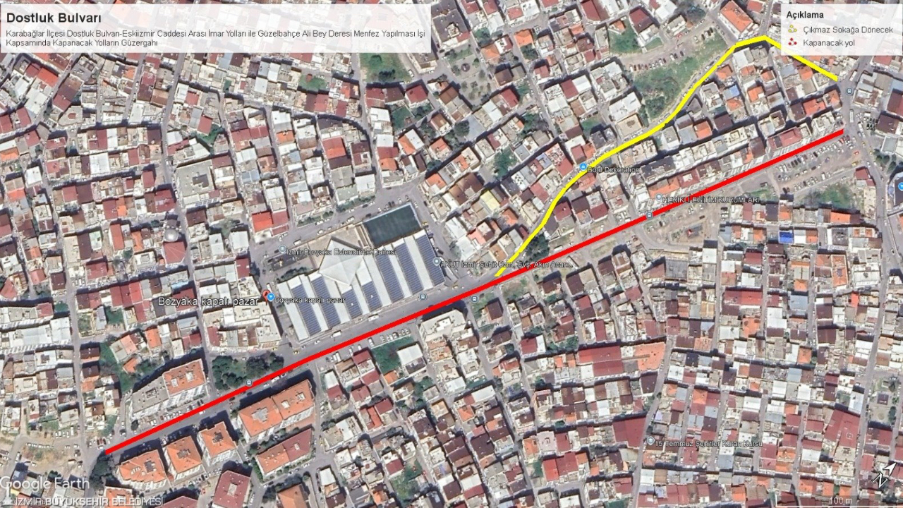 Dostluk Bulvarı Güzergah-1