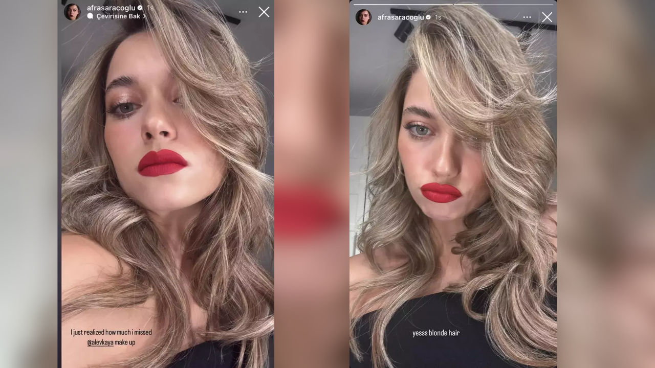 Afra Saraçoğlu Yeni Imajı