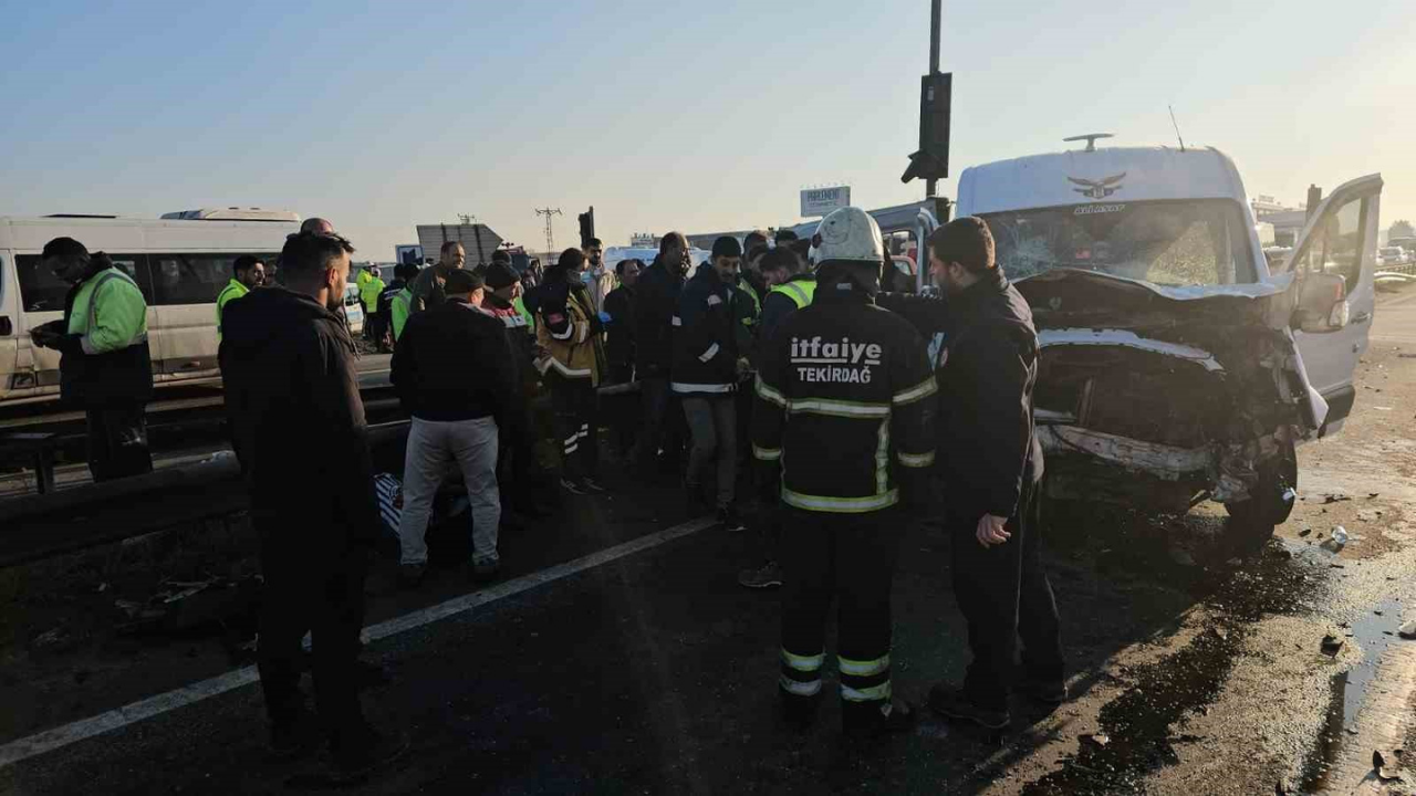 Tekirdağ Servis Kazası2