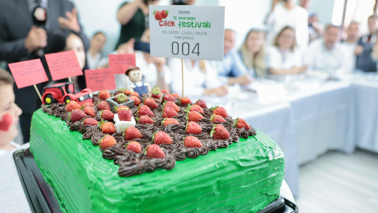 Emiralem Çilek Festivali Rekor Kırdı