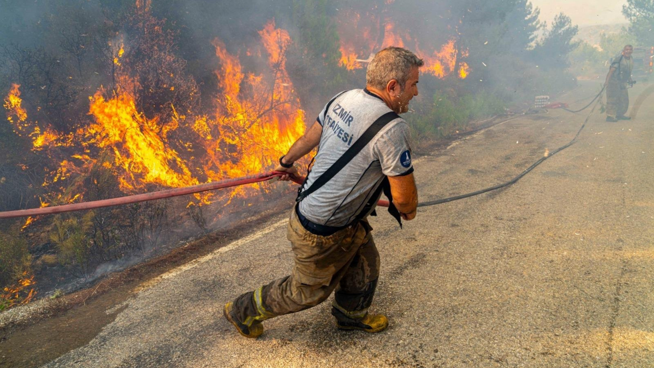 Izmir Yangın Hazırlık Yapıldı