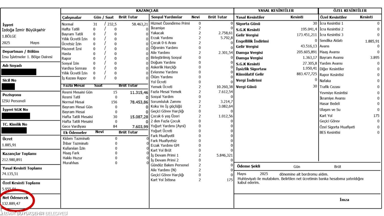 Cemil Tugay Bordro 2-1