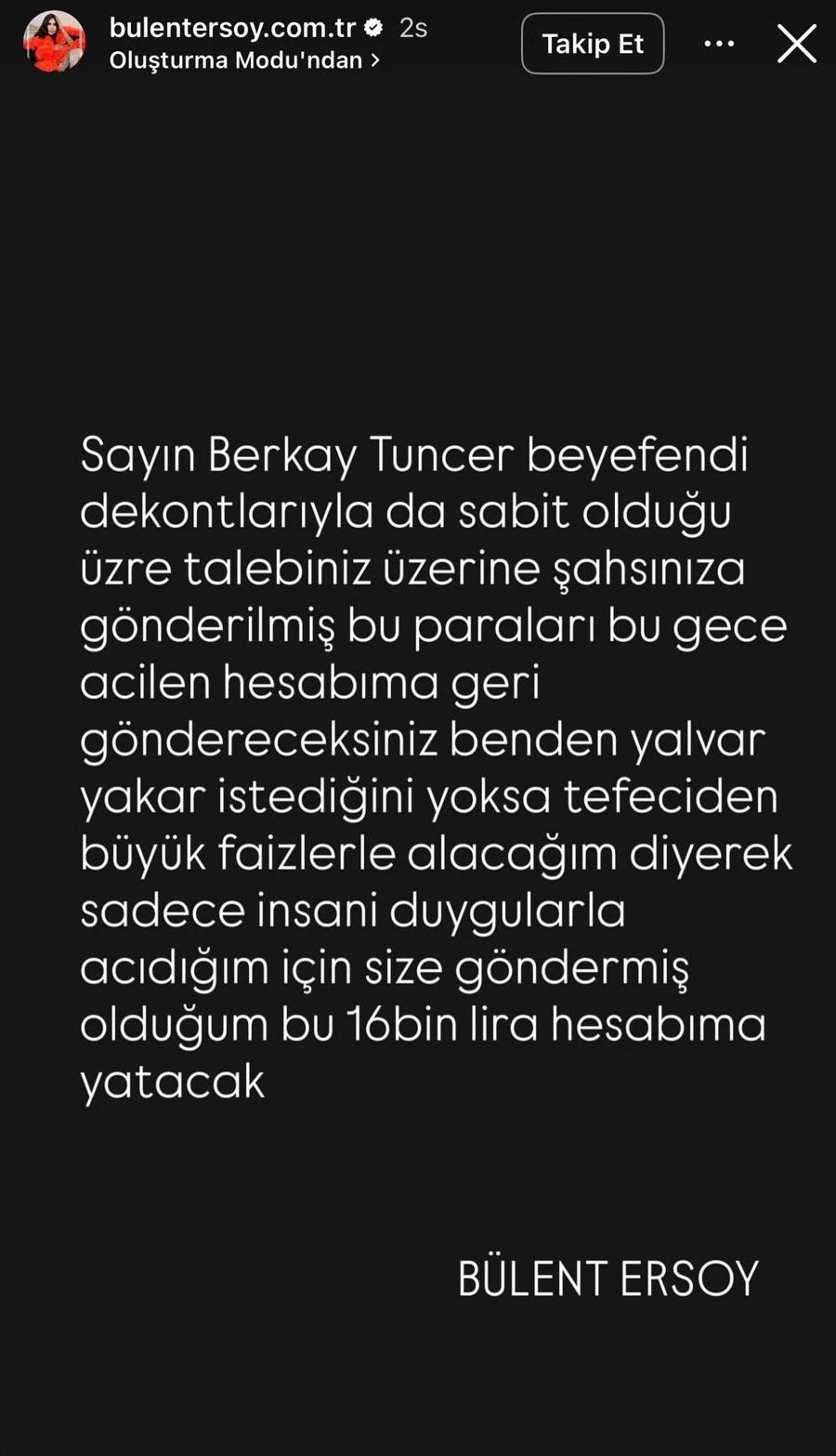Bulent Ersoy Borc Vg0J
