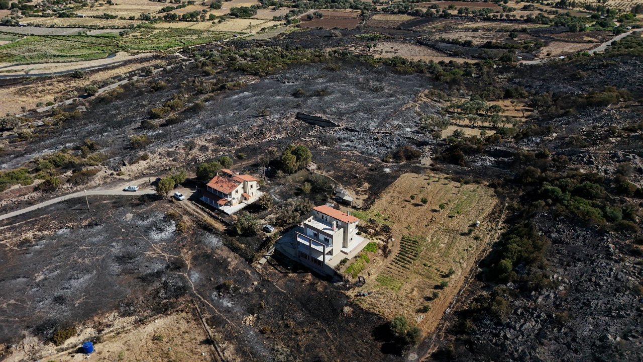 Çeşme Tarım Yangınn