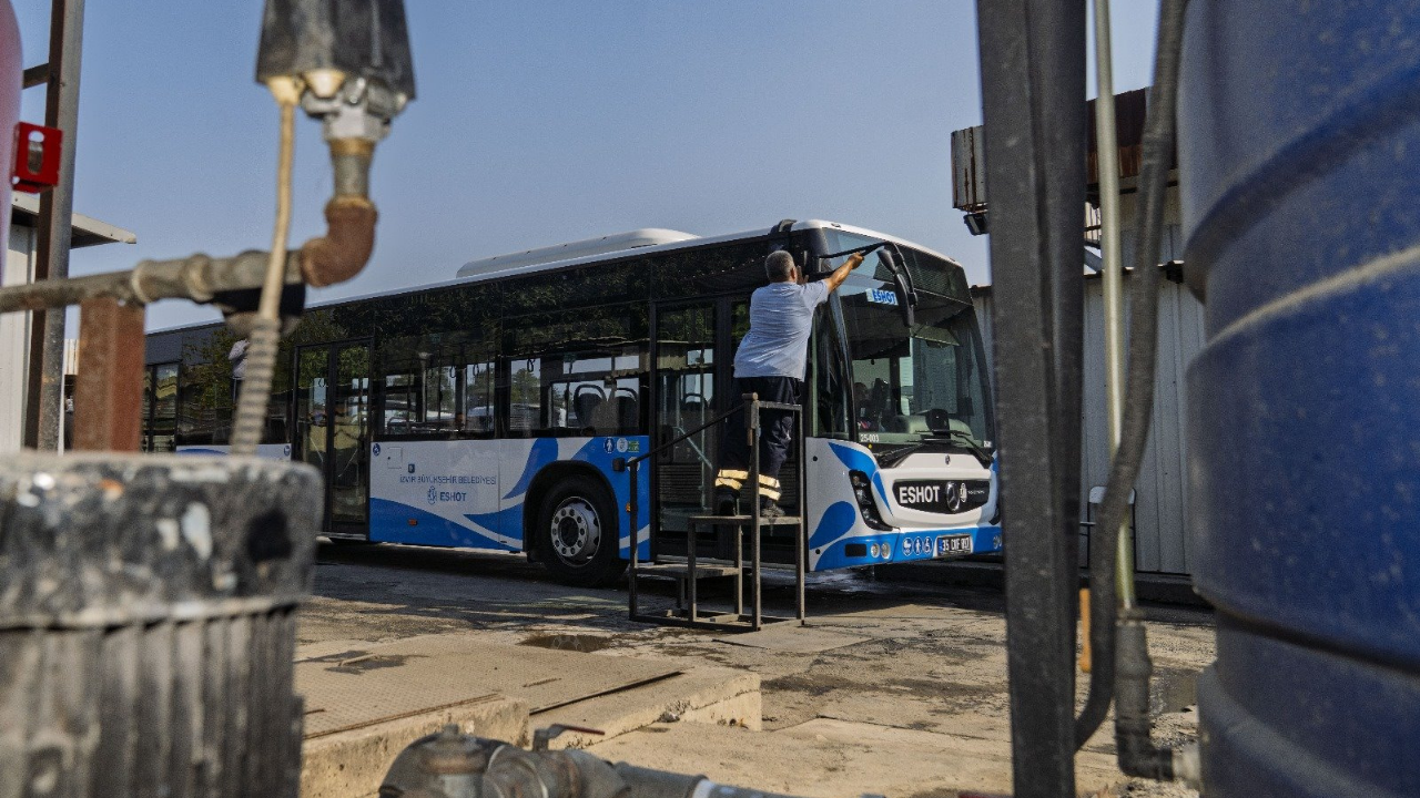 Eshot, Otobüs Yıkama Suyunu Geri Dönüştürüyor Aylık 2 Bin 200 Ton Tasarruf 1
