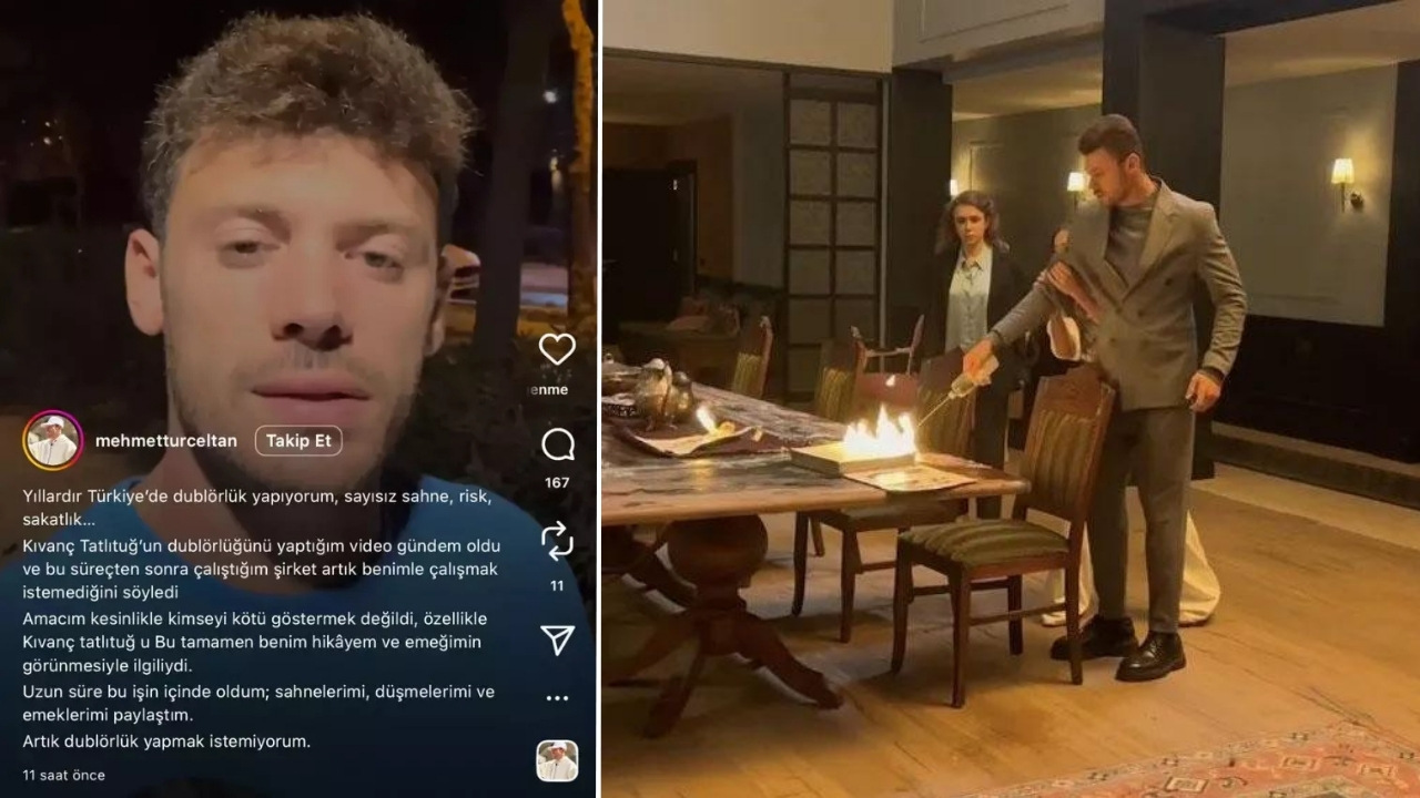 Kıvanç Tatlıtuğ'dan Dublör Açıklaması!