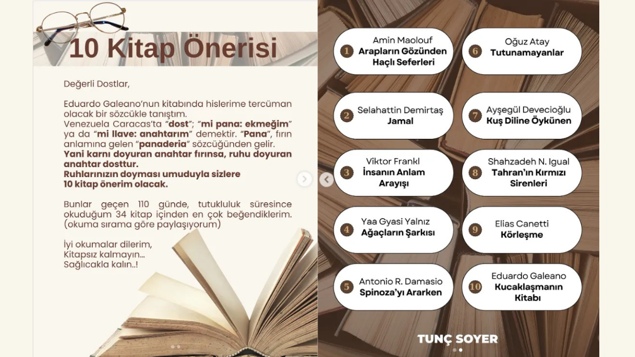 10 Kitap Önerisi