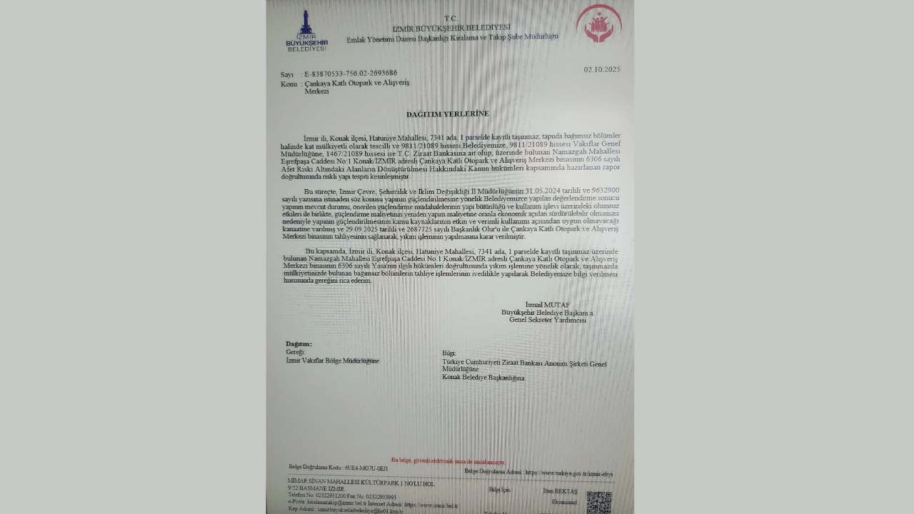 Çankaya Katlı Otopark 1