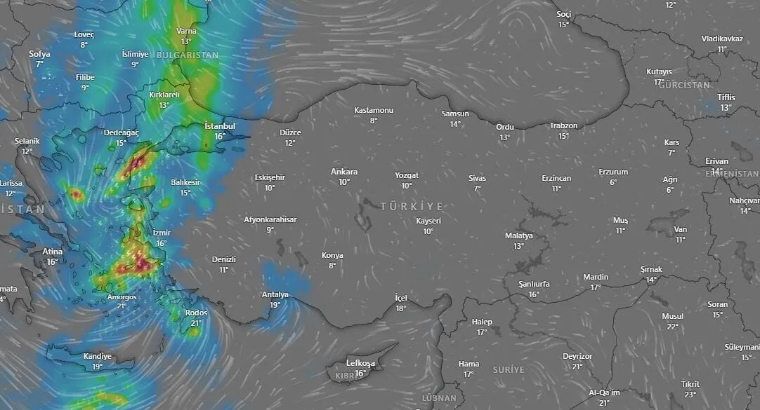 Felaket Yunanistandan Geliyor Siklonik Dalga Done Done Vuracak