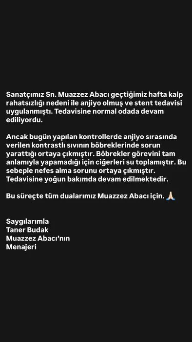 0X0 Turk Sanat Muzigi Sanatcisi Kalp Krizi Gecirmisti 77 Yasindaki Muazzez Abaci Yogun Bakima Alindi 1762323123441
