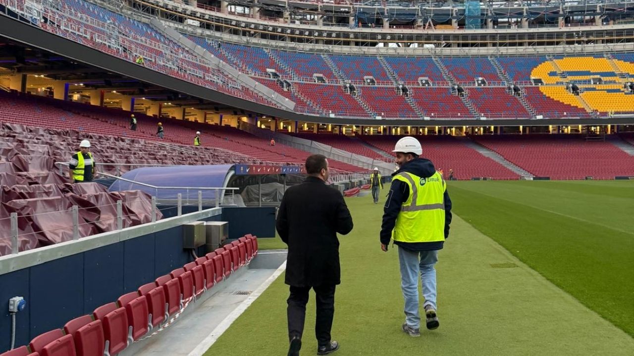 Torbalı’dan Barcelona’ya! Mühendis Serhat Park Camp Nou Projesinde (1)
