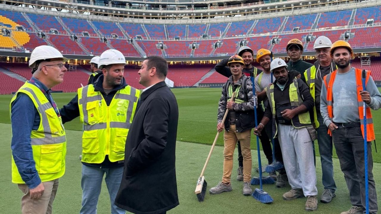 Torbalı’dan Barcelona’ya! Mühendis Serhat Park Camp Nou Projesinde (3)