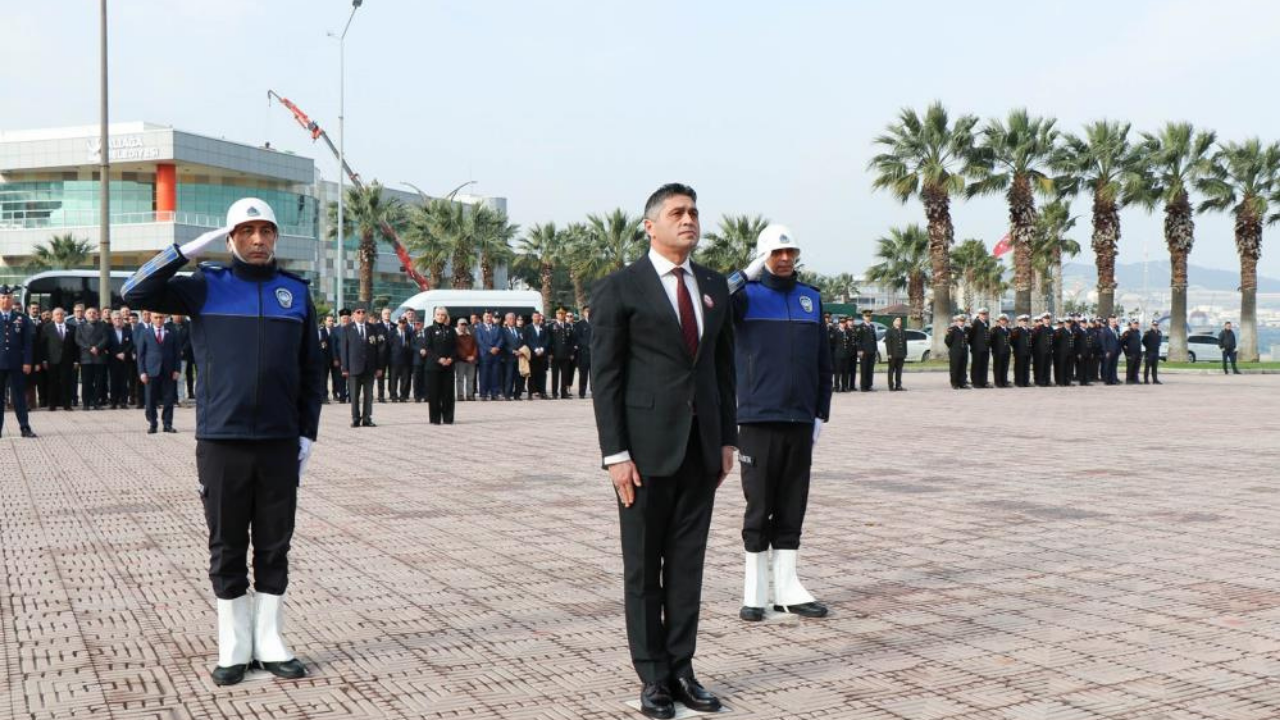 Çanakkale şehitleri Aliağa’da törenlerle anıldı-1