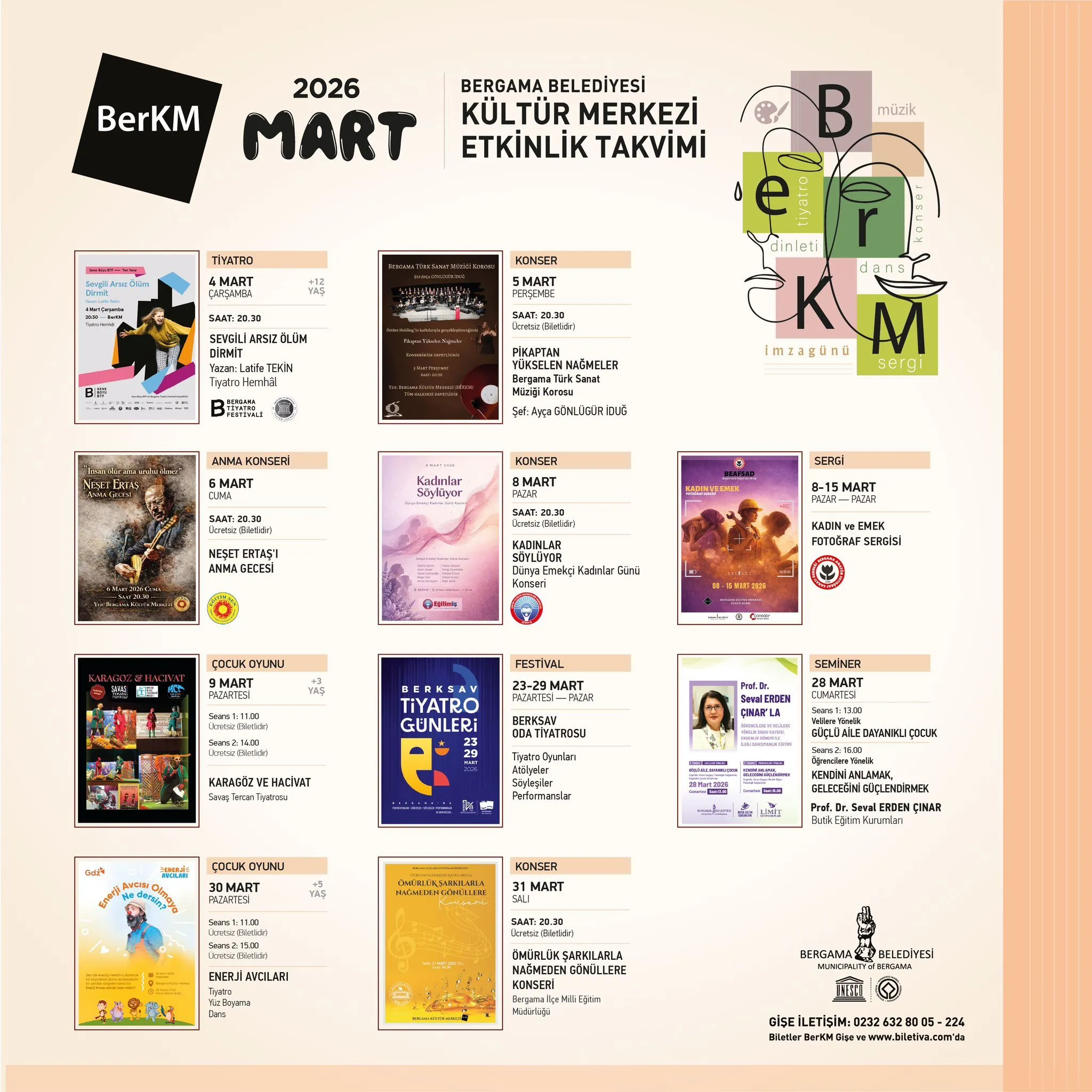 Bergamada Mart Ayi Etkinliklerle Gececek Tiyatrodan Muzige Yogun Program Belli Oldu (1)