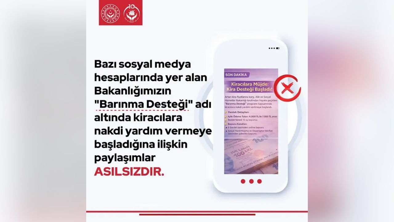 Bakanlıktan “kiracılara nakdi yardım” iddialarına yalanlama-1