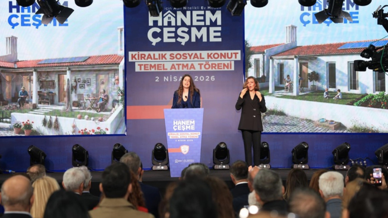 Türkiye'nin ilk kiralık sosyal konut projesi Hanem Çeşme'nin temeli atıldı-1