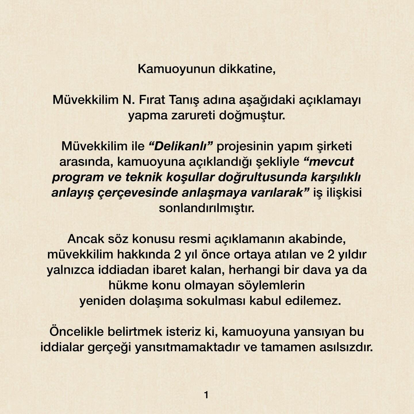 Cerenkalibasın açıklma