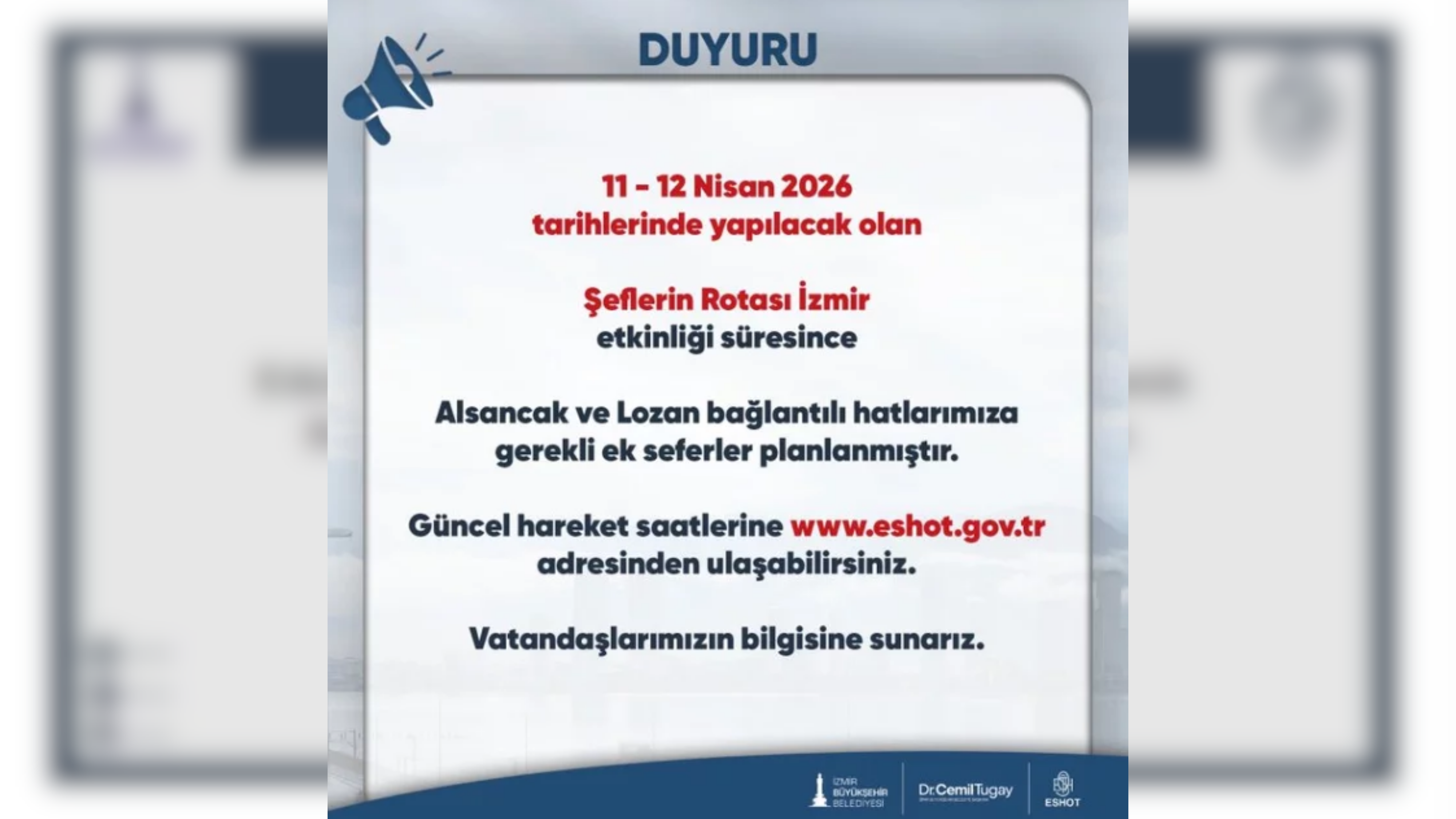 Eshot Hat Değişikliği-1