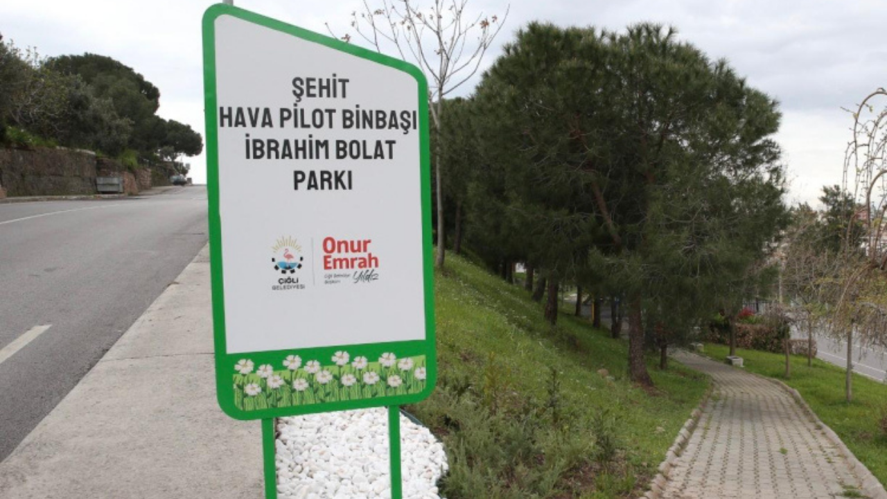 Şehit Pilotun adı Çiğli’de yaşatılacak: Parka İbrahim Bolat ismi verildi-1