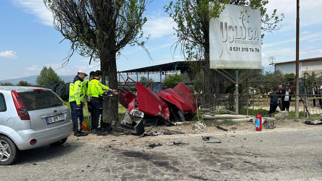 Ödemiş'te zincirleme kazada 1 kişi öldü, 3 kişi yaralandı: Kazaya neden olan sürücü olay yerinden kaçtı