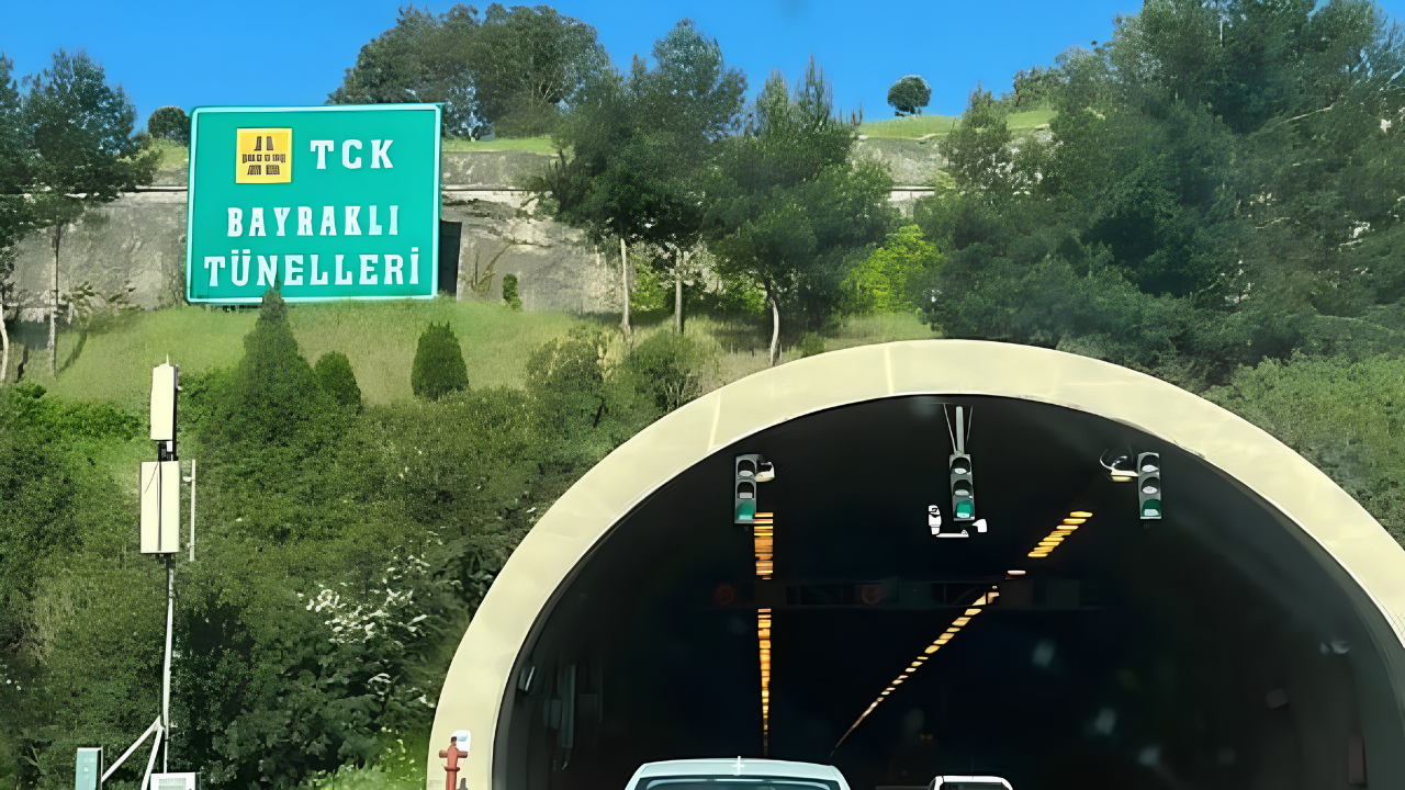 İzmir Bayraklı Tüneli’nde zincirleme kaza: Trafik kilitlendi