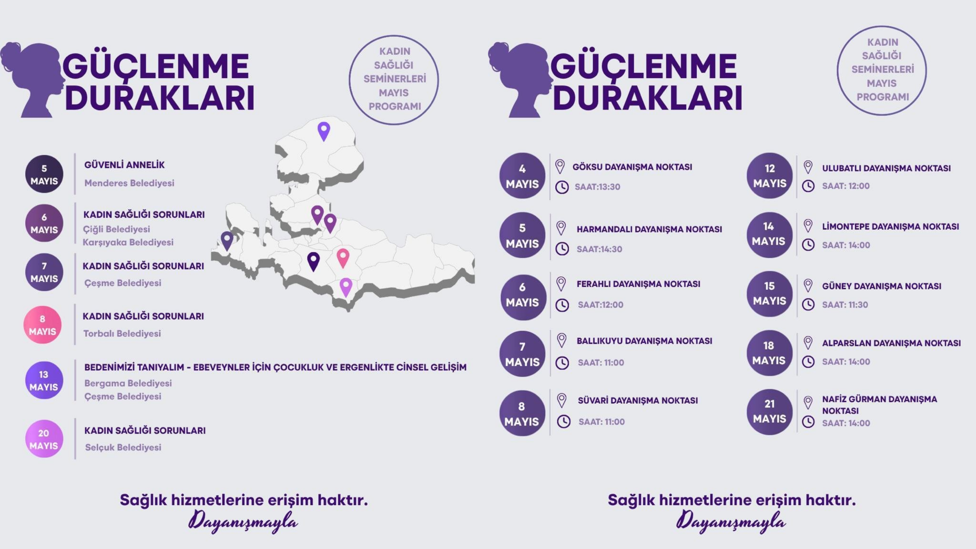 İzmir Büyükşehir’den Kadın Sağlığı Için Eğitim Seferberliği
