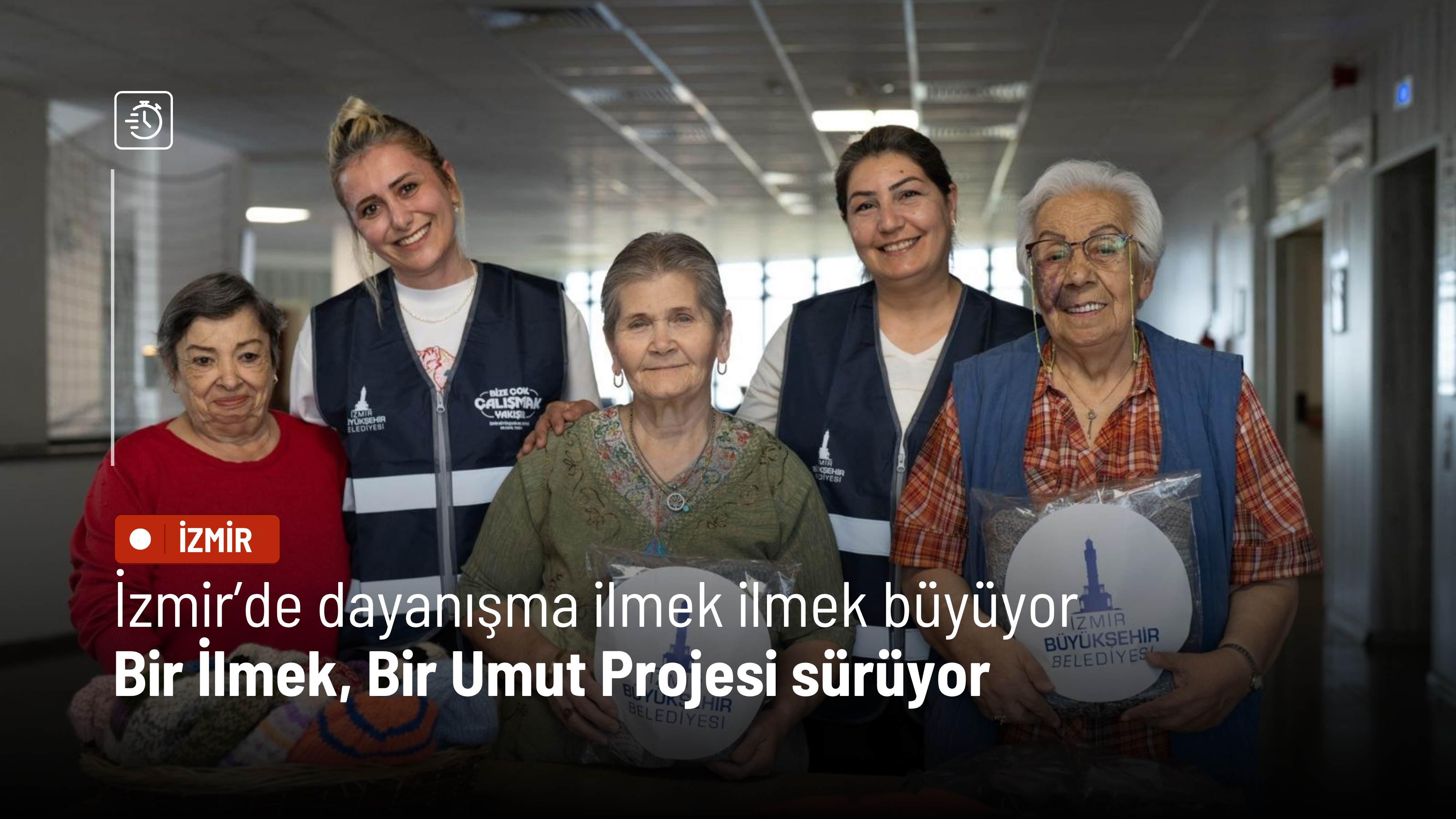 İzmir’de dayanışma ilmek ilmek büyüyor: Bir İlmek, Bir Umut Projesi sürüyor