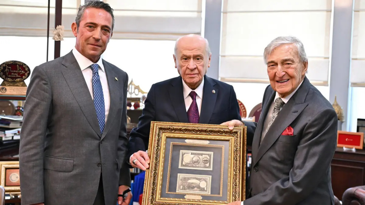 Rahmi Koç ve Ali Koç'tan Bahçeli'ye özel davet
