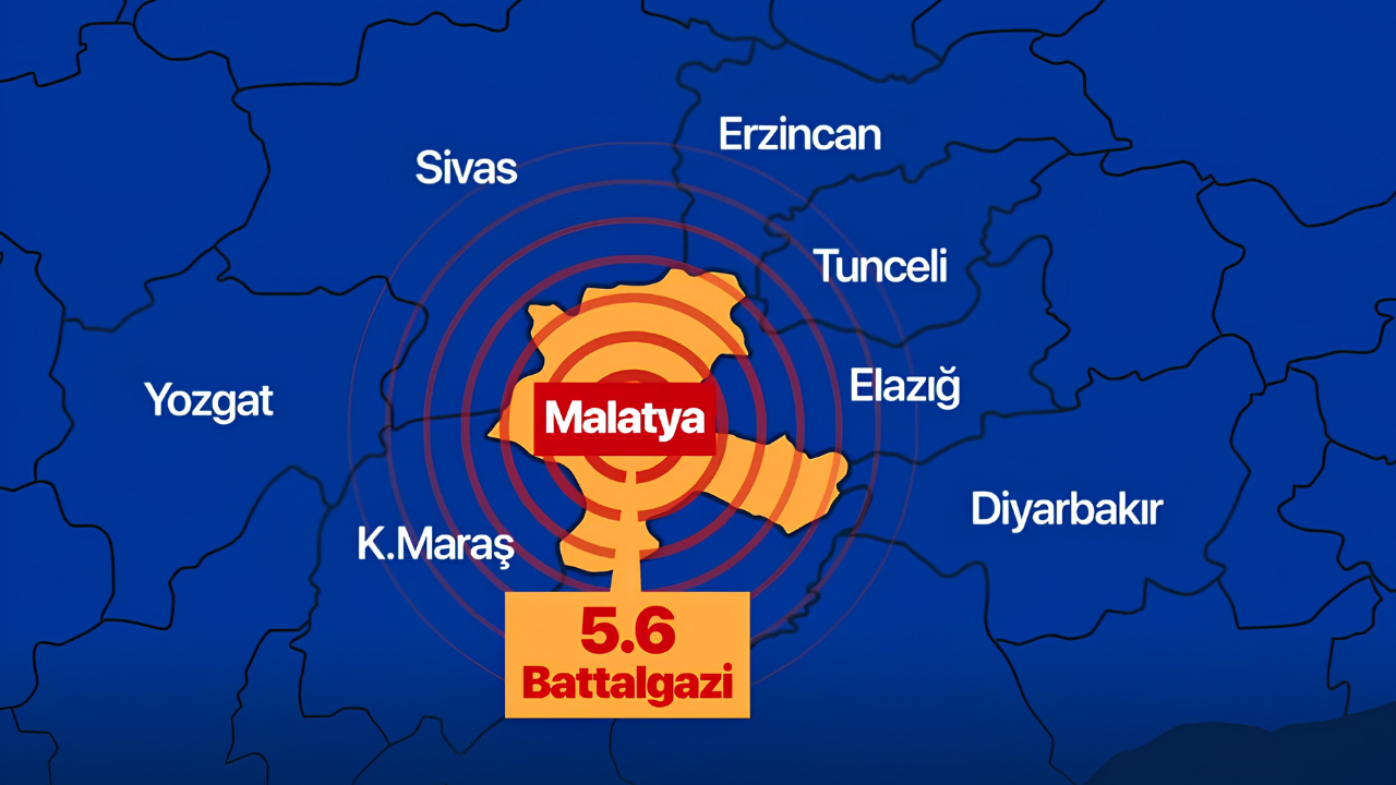 Malatya’da 5,6 büyüklüğünde deprem: Bakanlardan peş peşe açıklama geldi