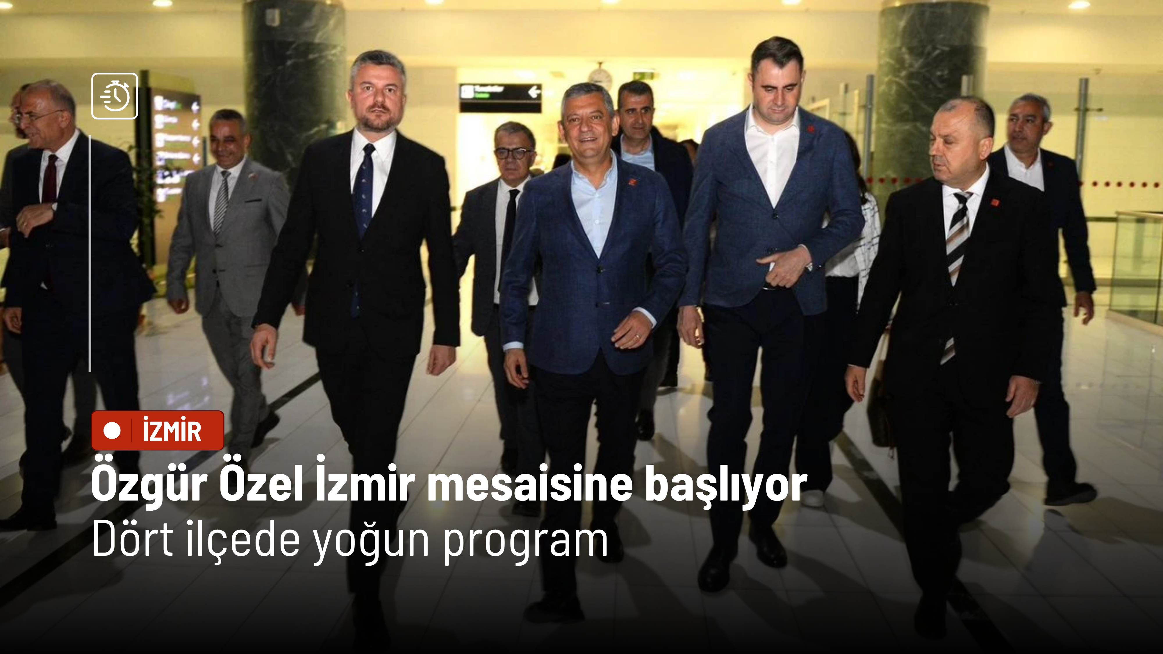 Özgür Özel İzmir mesaisine başlıyor: Dört ilçede yoğun program