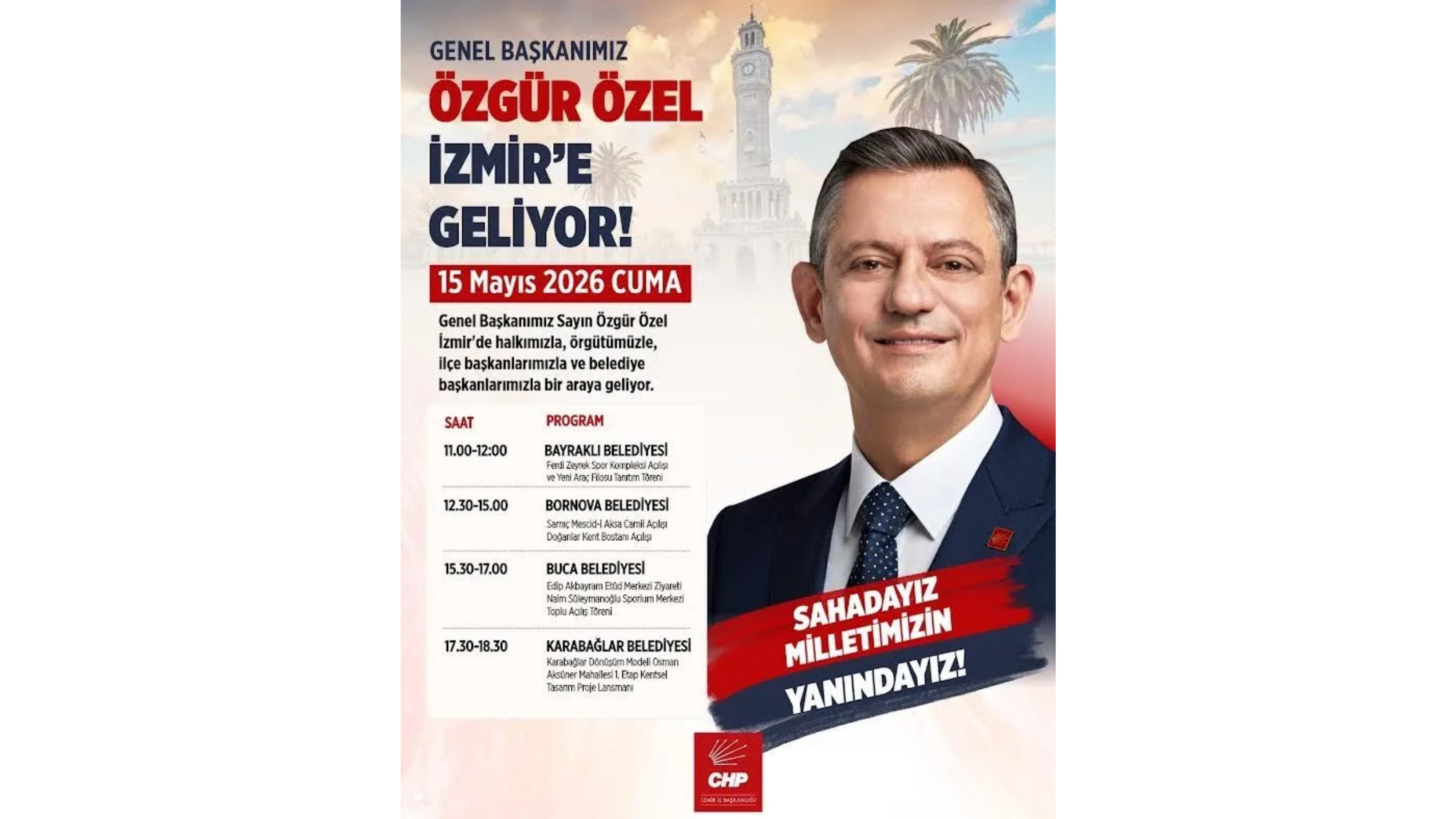 Özgür Özel Izmir Program