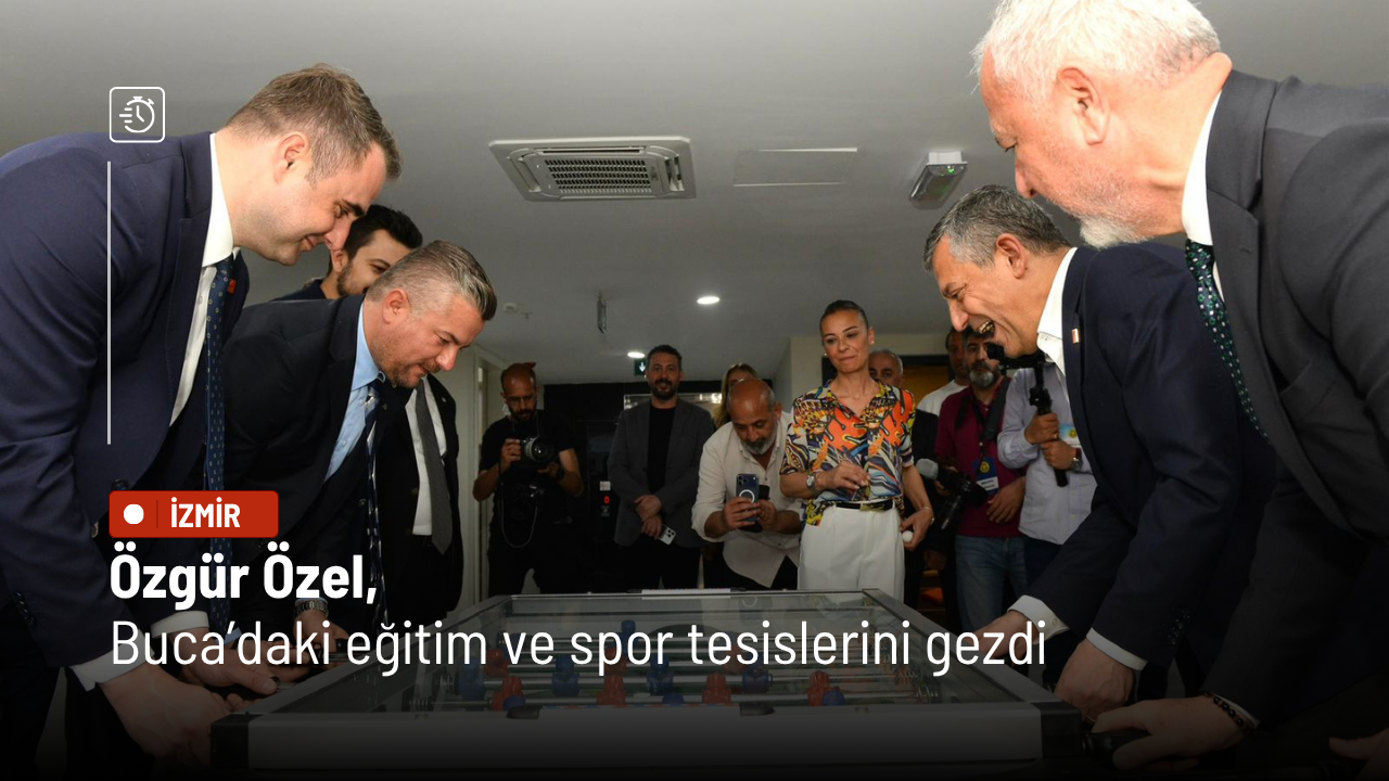 Özgür Özel, Buca’daki eğitim ve spor tesislerini gezdi