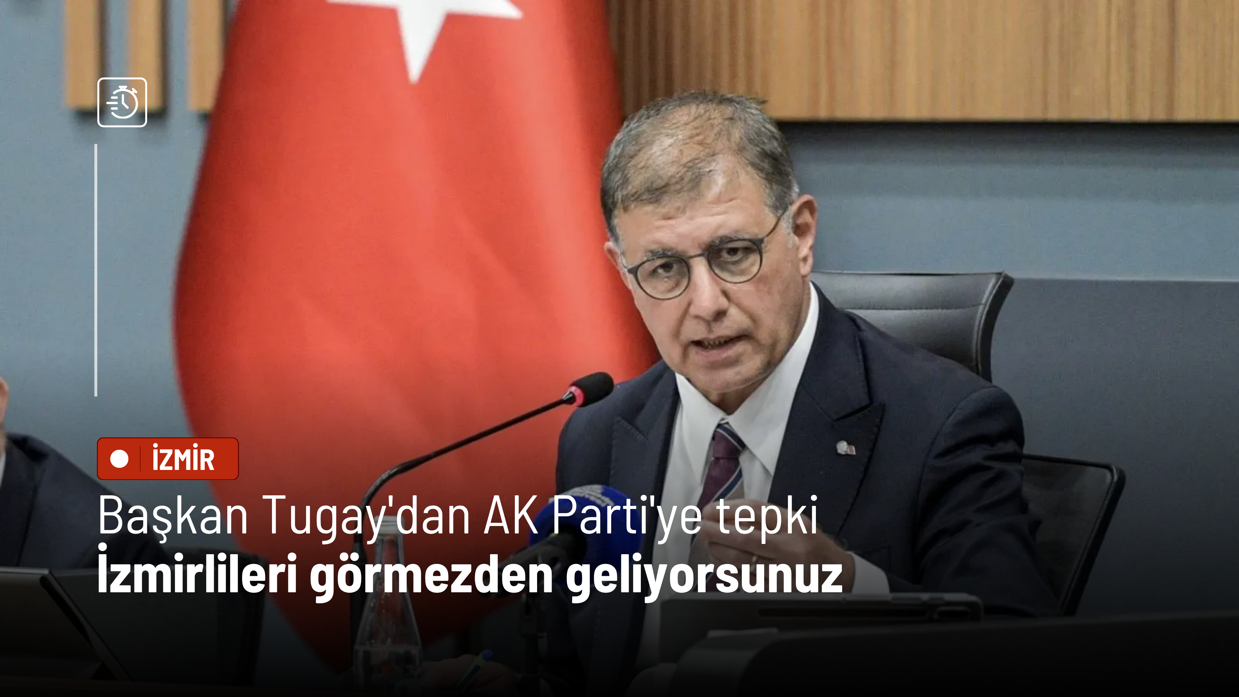 Başkan Tugay'dan AK Parti'ye tepki: İzmirlileri görmezden geliyorsunuz