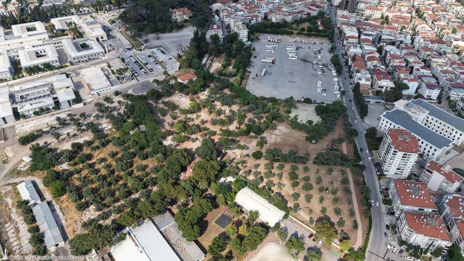 Buca'ya dev yeşil alan geliyor! Aliberti Köşkü çevresi kent parkına dönüşüyor